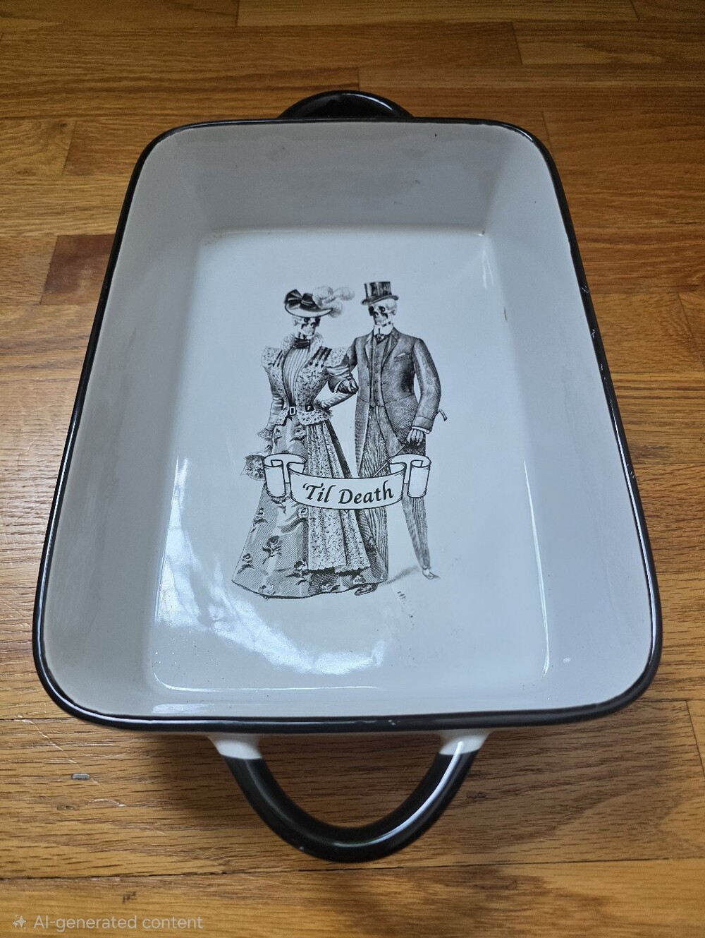 Zrike Brands Halloween 'Till Death Baking Dish